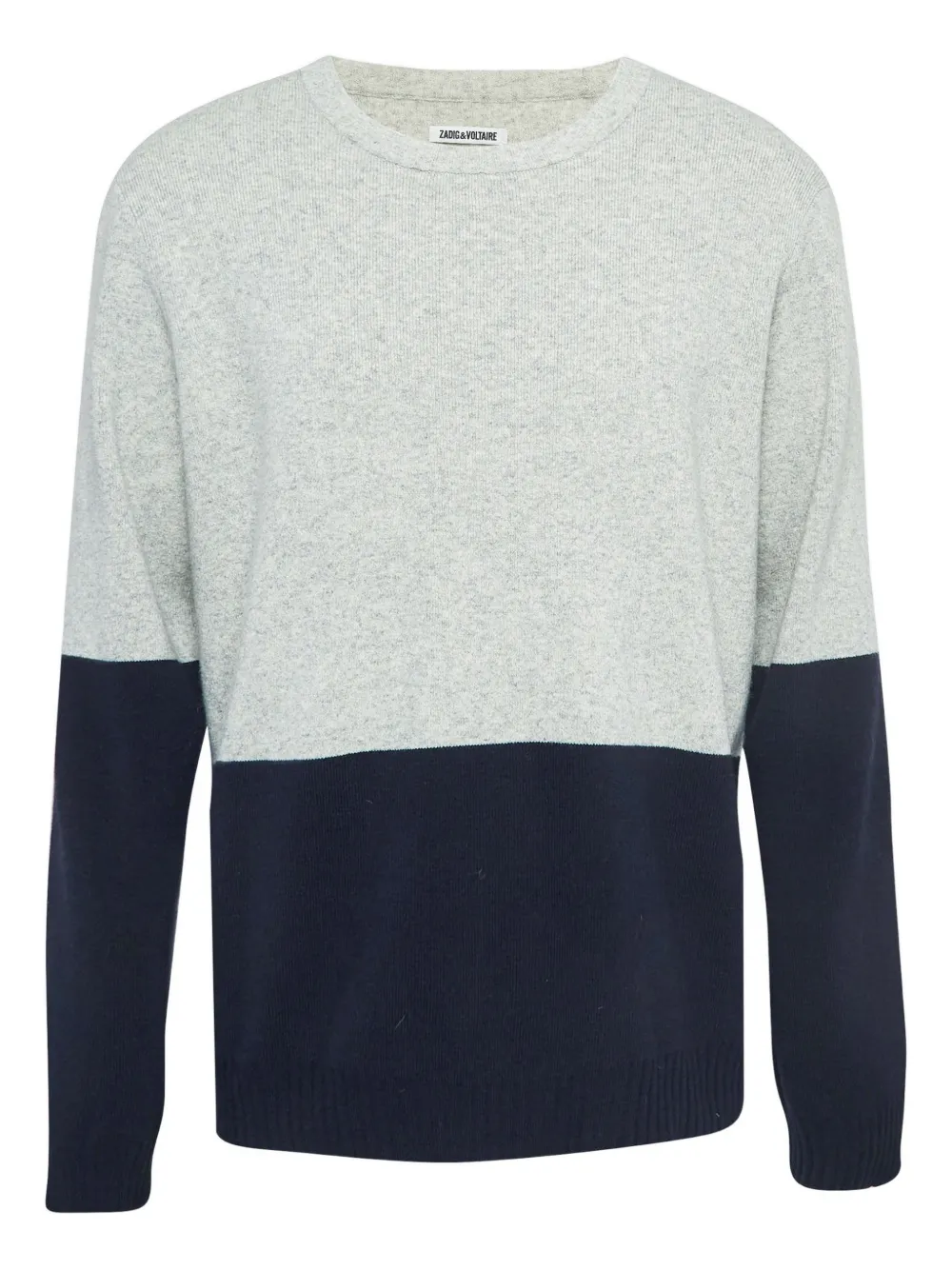 Zadig&Voltaire colour-block wool sweater | Grey | Image 1
