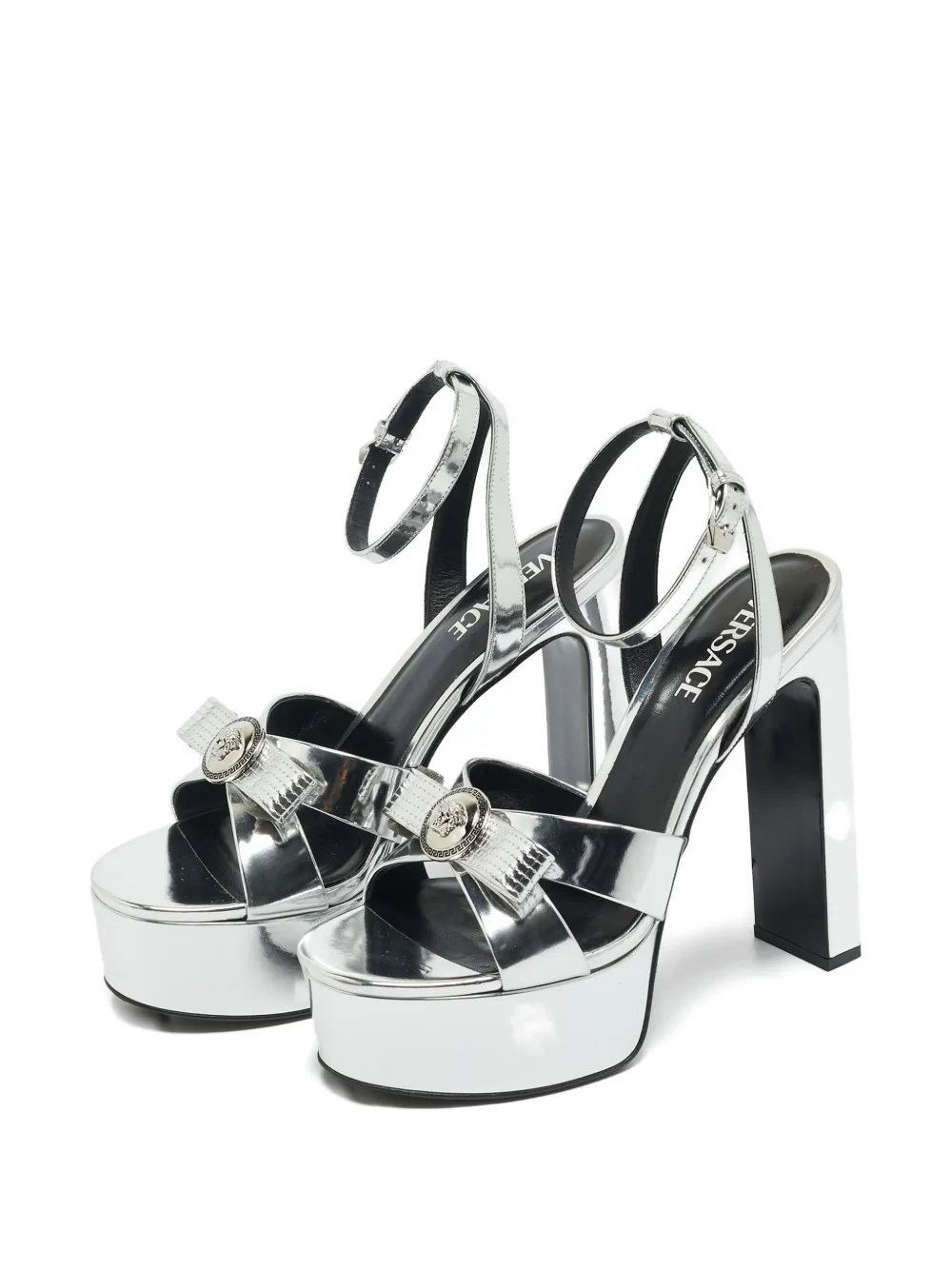 Versace Pre-Owned platform sandals - Zilver