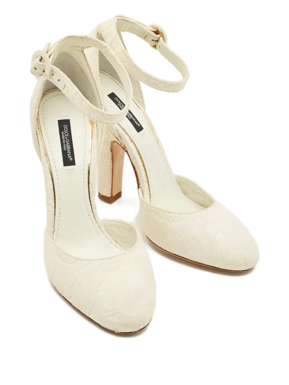 Dolce & Gabbana Pre-Owned Majolica-jacquard pumps - Wit