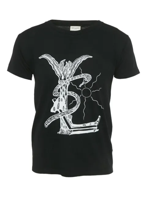 Saint Laurent Pre-Owned T-shirt con stampa