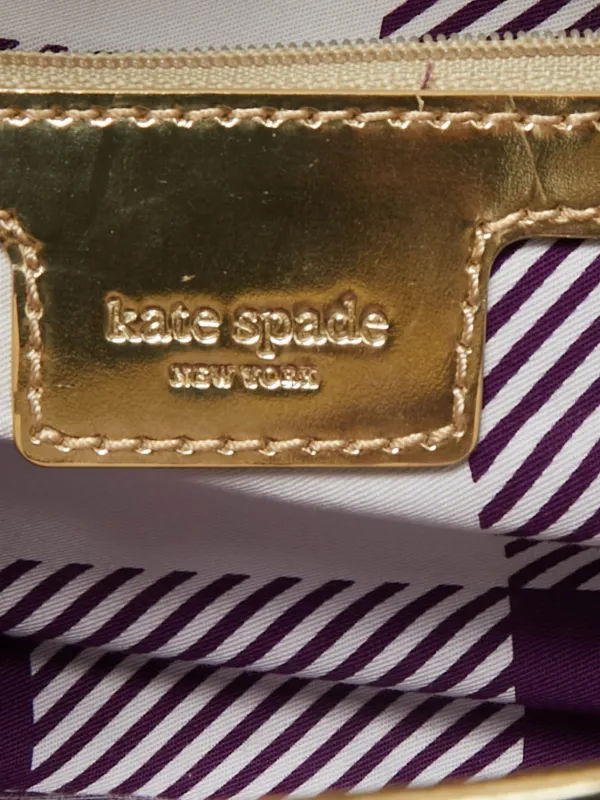 Kate Spade スタッズディテール クラッチバッグ | ブラウン | FARFETCH JP