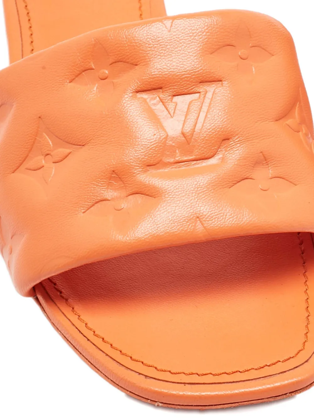 Louis Vuitton Pre-Owned monogram-pattern sandals - Oranje