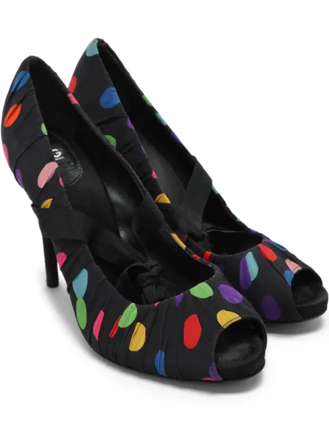 D&G escarpins froncés à pois