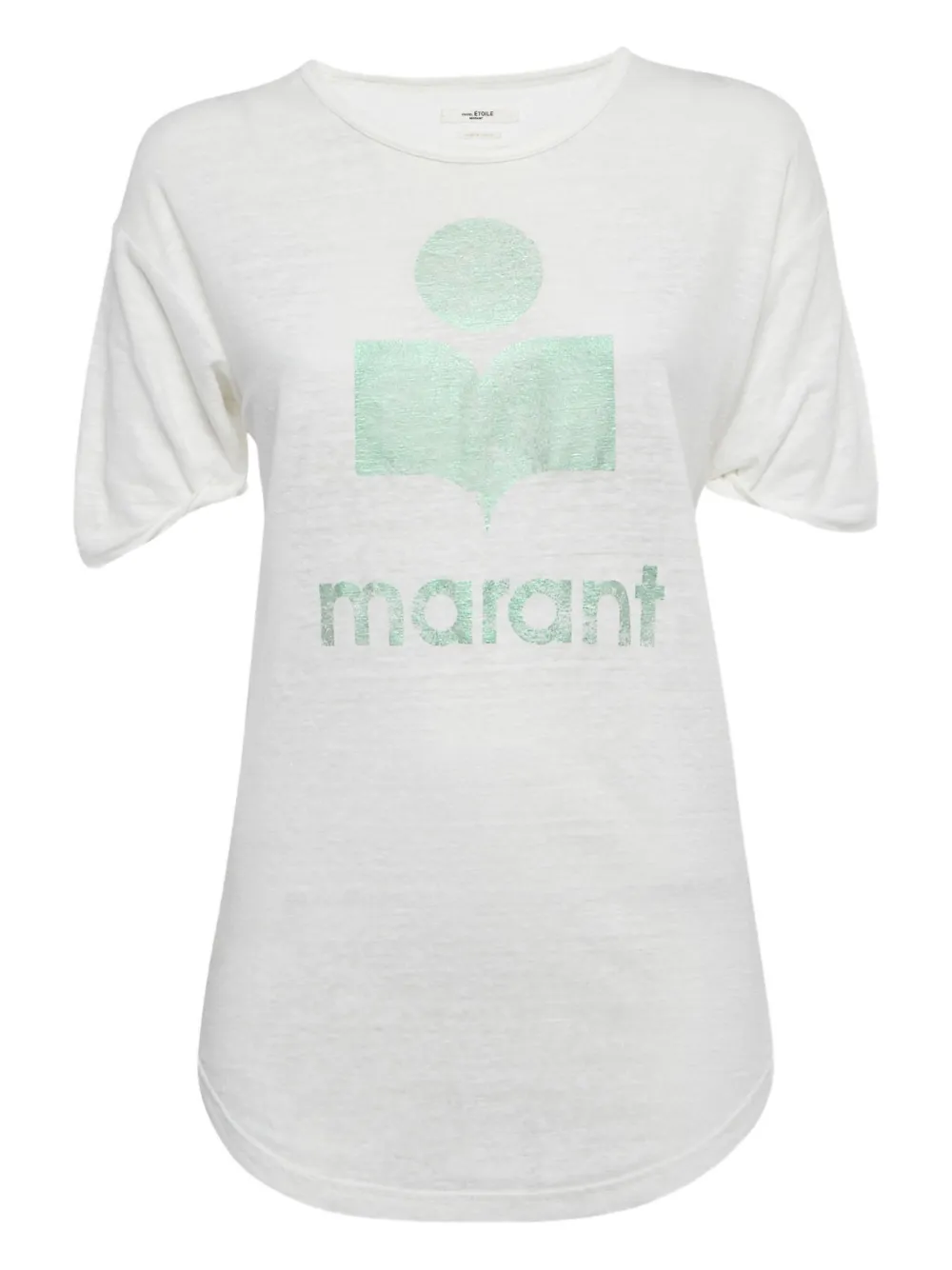 MARANT ÉTOILE foil-logo T-shirt - Bianco
