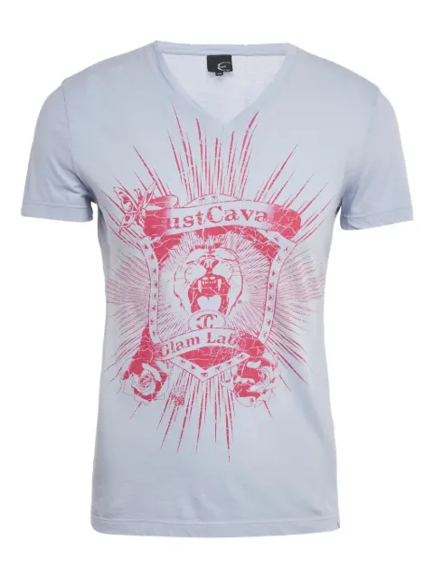 Just Cavalli Vintage V-neck printed T-shirt