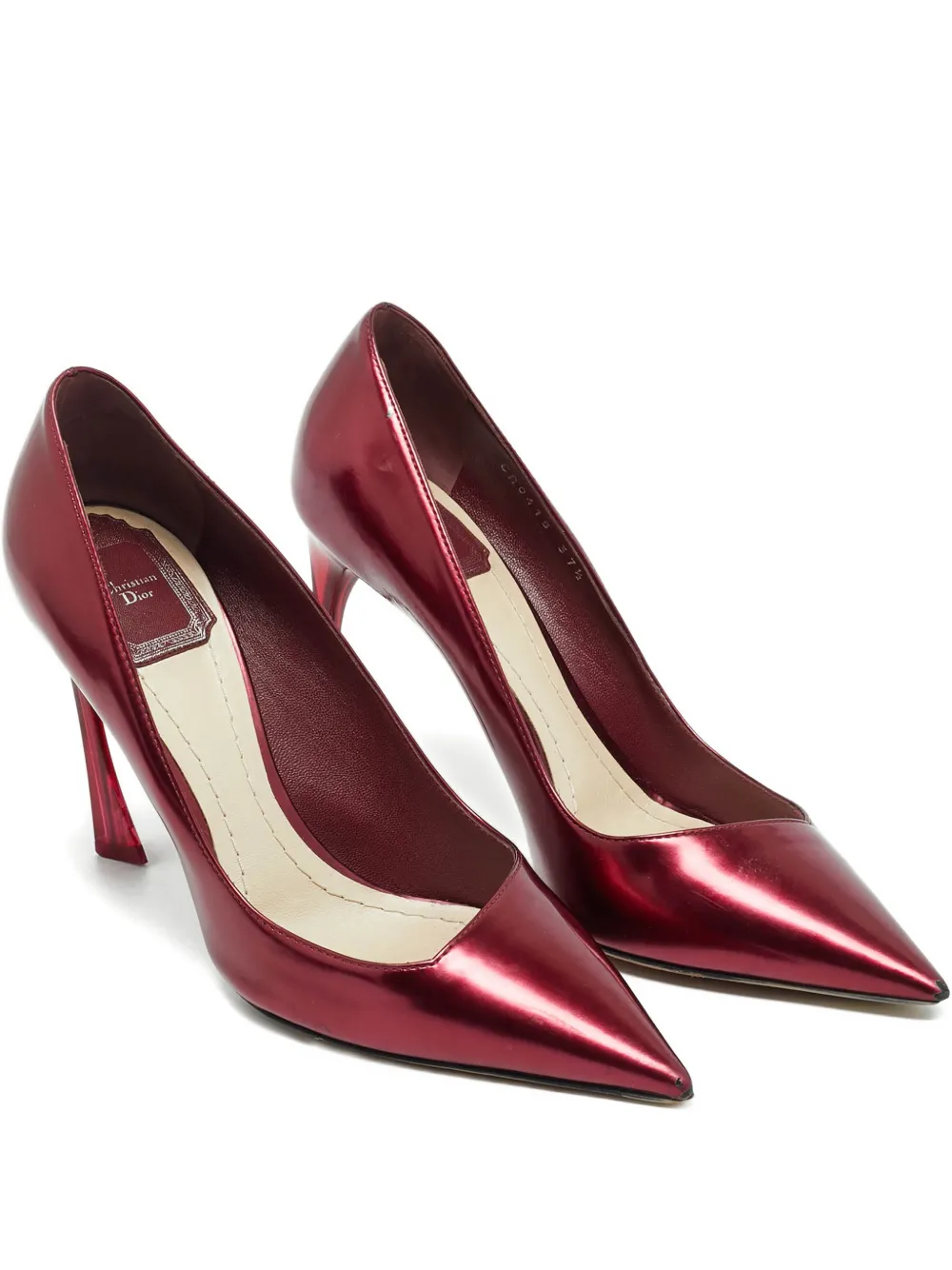 Christian Dior Pre-Owned Dioressence pointed pumps - Rot