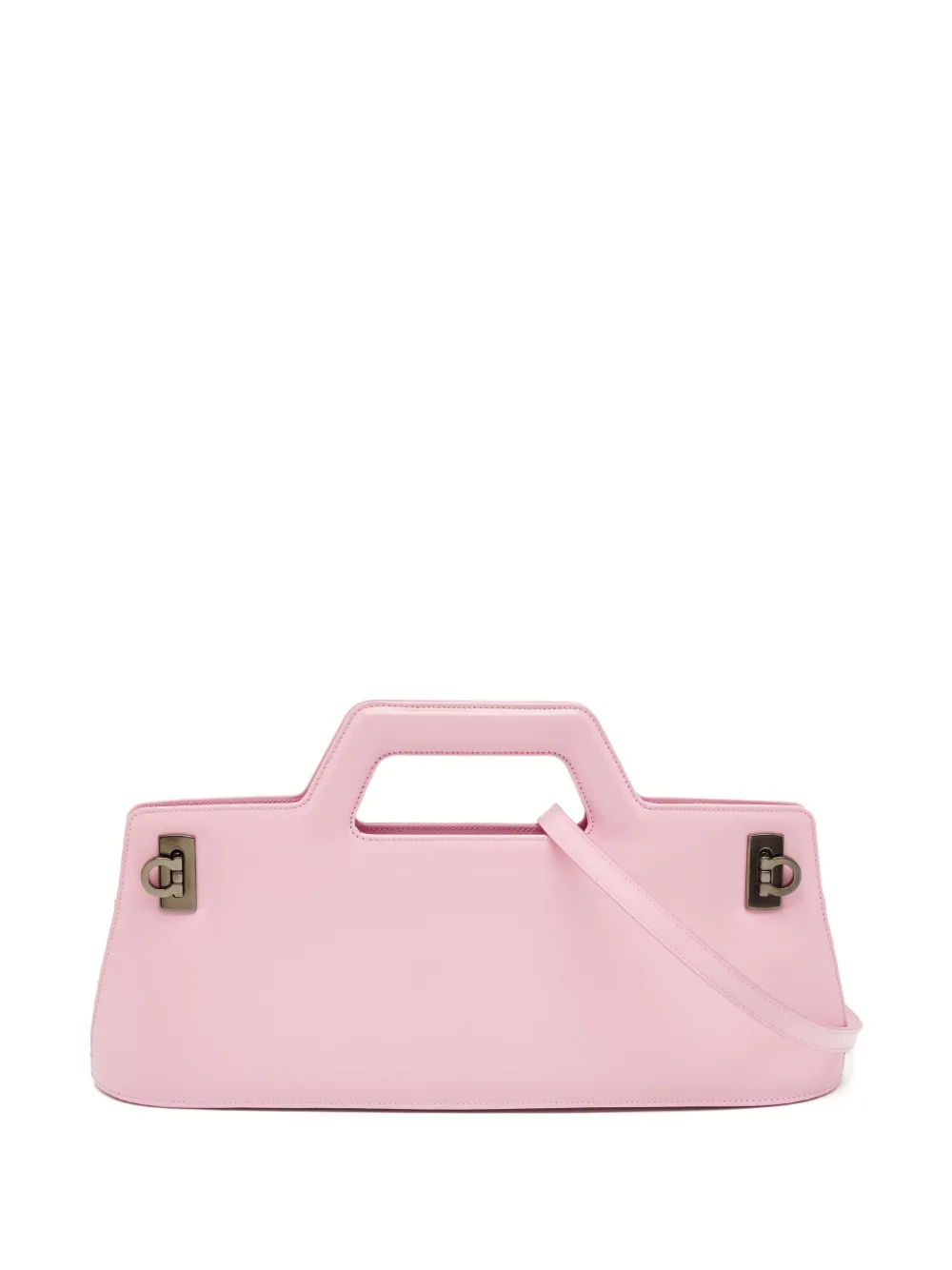 Ferragamo Pre-Owned Wanda leather buckle bag - Rosa