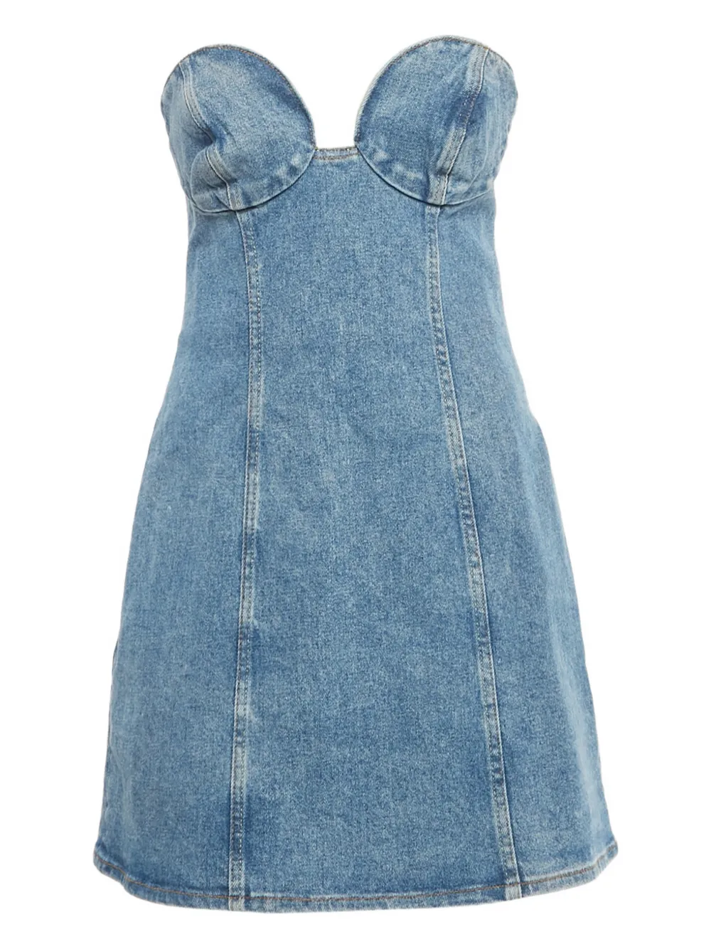 Magda Butrym hourglass strapless dress - Blu