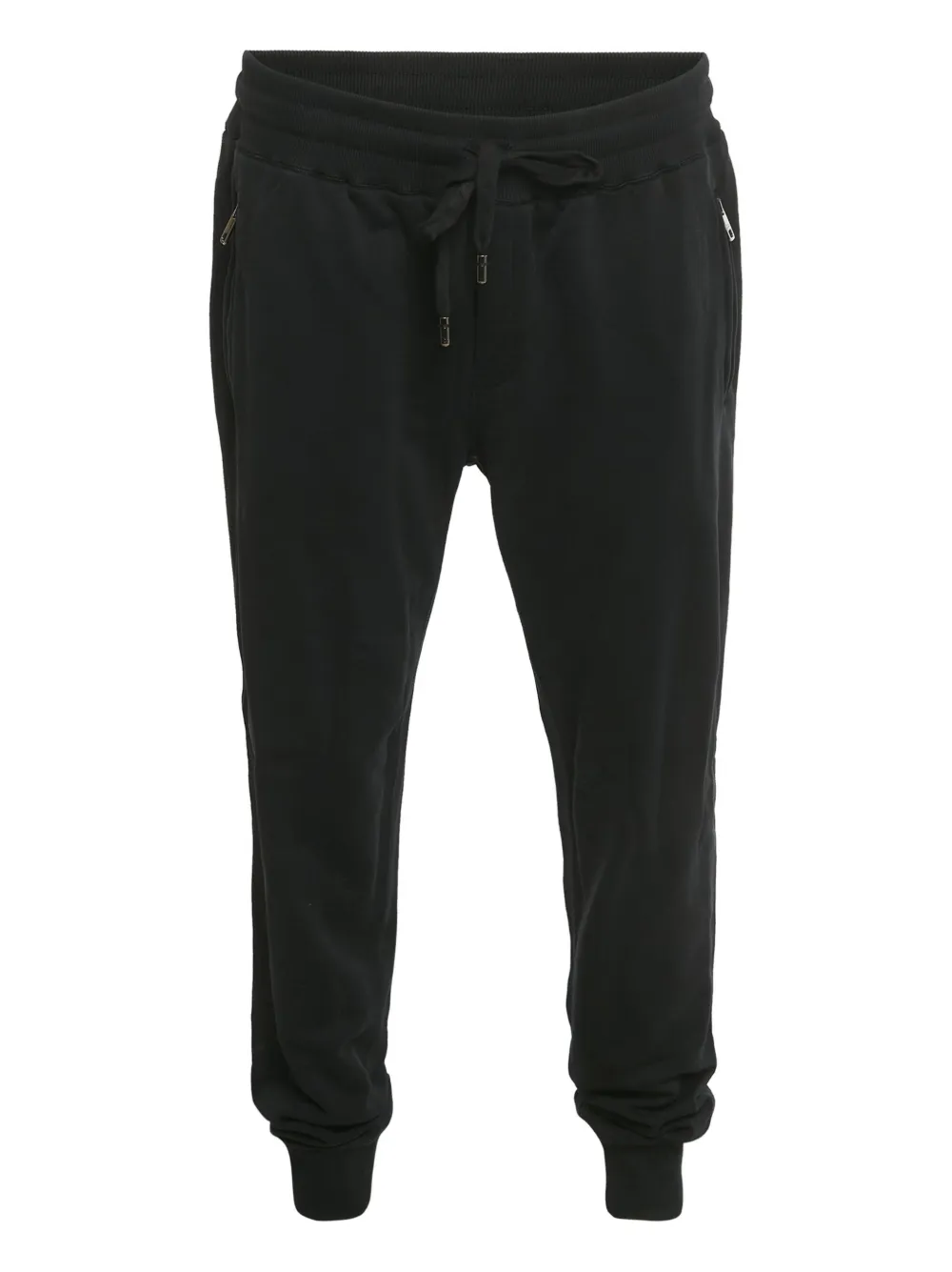 Dolce & Gabbana Pre-Owned Pantaloni sportivi con placca logo - Nero