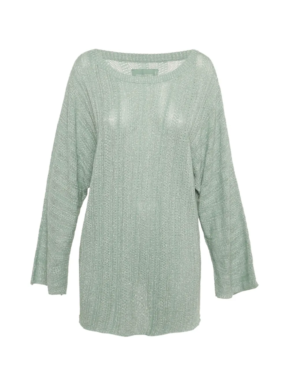 Zadig&Voltaire knitted lurex sweater - Verde