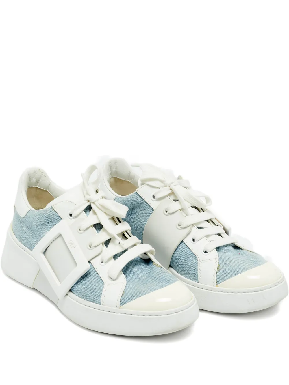 Roger Vivier Vintage Viv' Skate buckle sneakers - Weiß