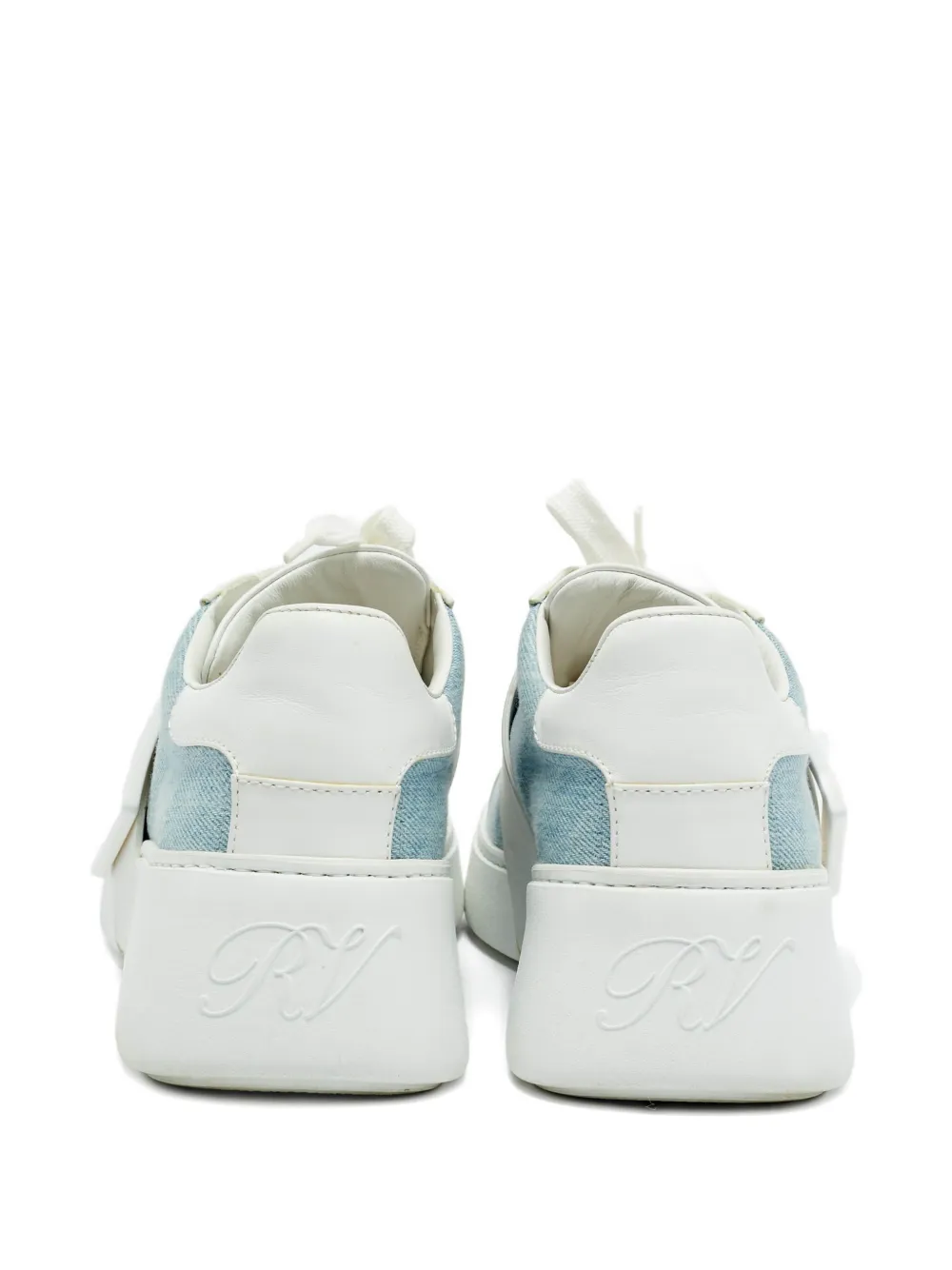 Roger Vivier Vintage Viv' Skate buckle sneakers - Wit