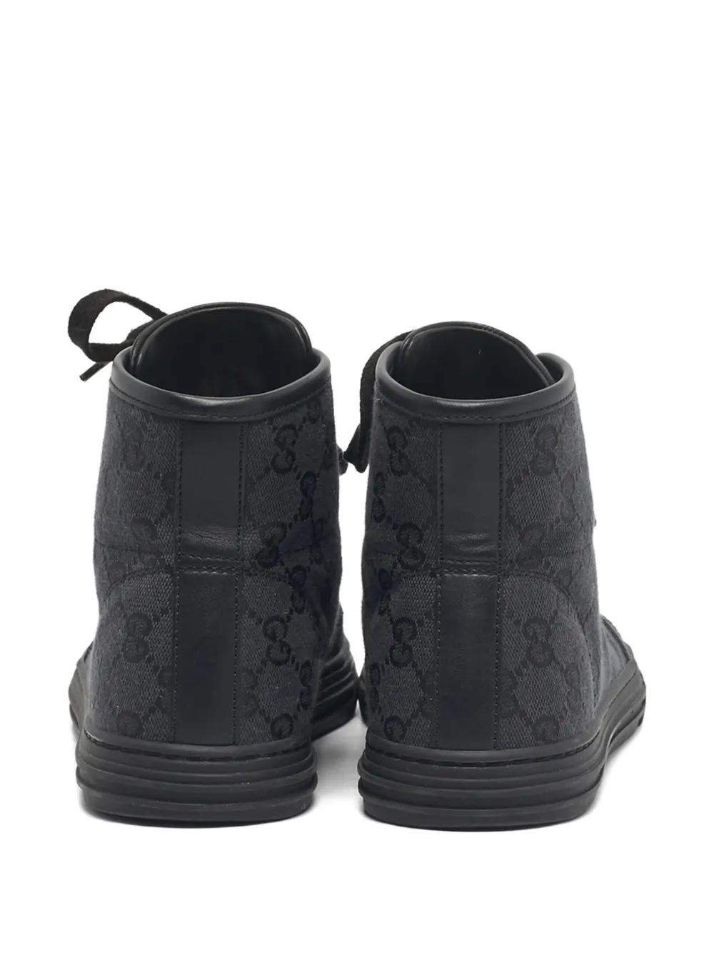 Pre-owned Gucci Brooklyn Sneakers In Black