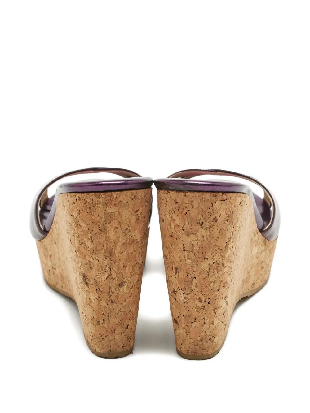 Jimmy Choo Pre-Owned Perfume purple wedge sandals - Paars