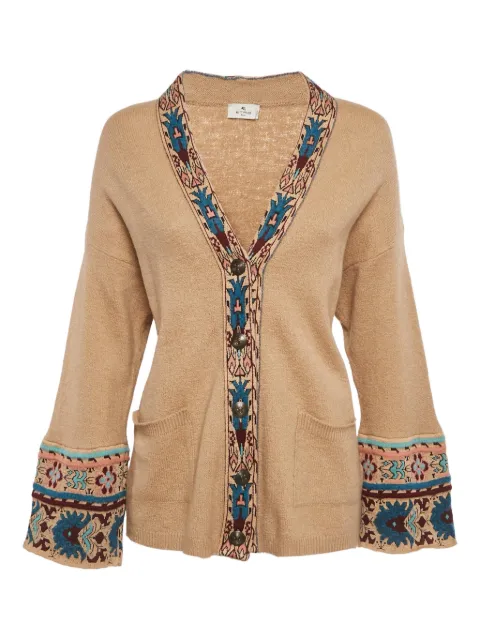 Etro Pre-Owned intarsia-knit cardigan