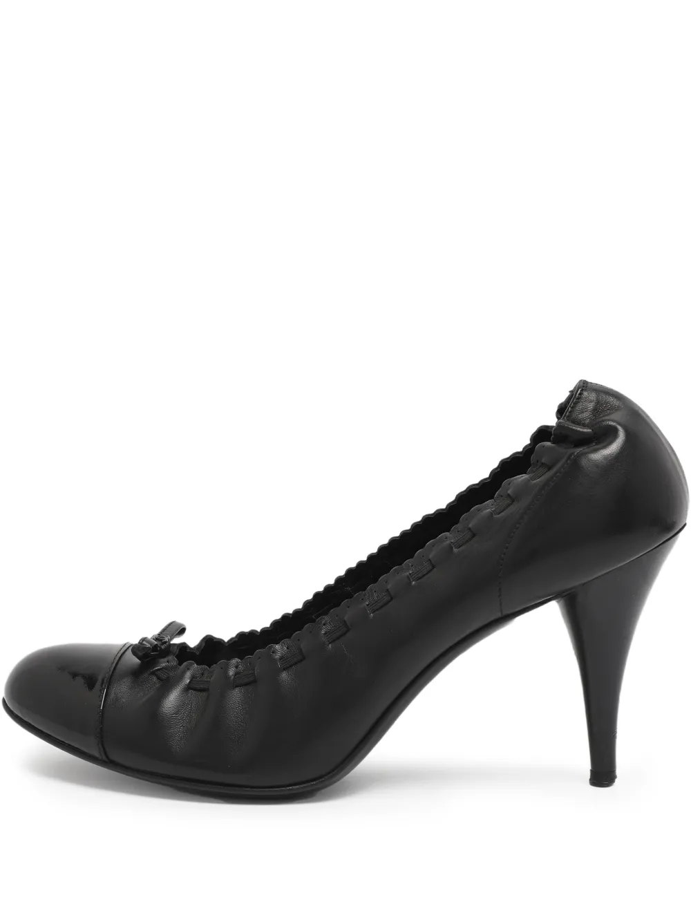 CHANEL Pre-Owned Pumps mit Schleife - Schwarz