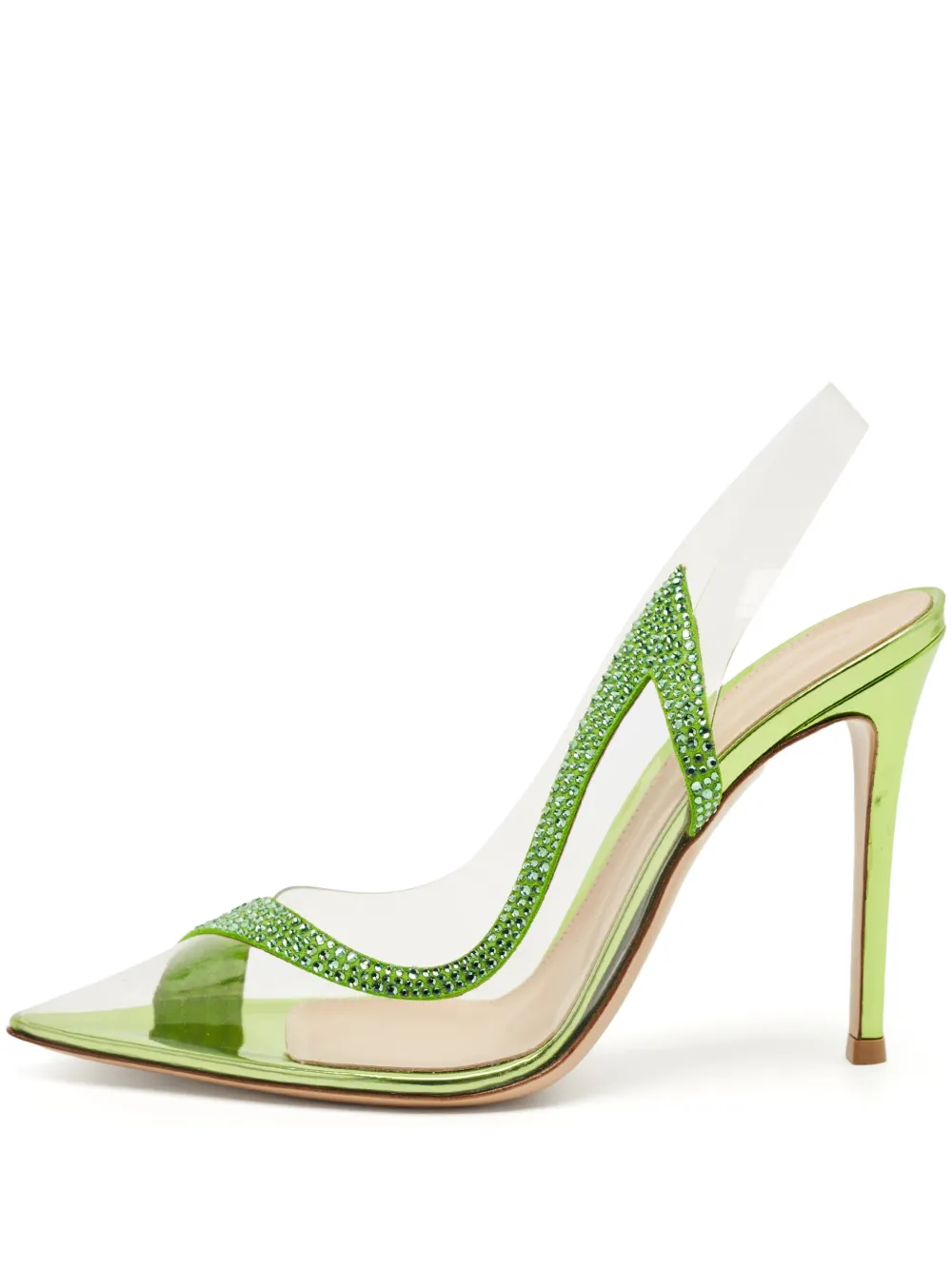 Gianvito Rossi Hortensia embellished pumps - Verde