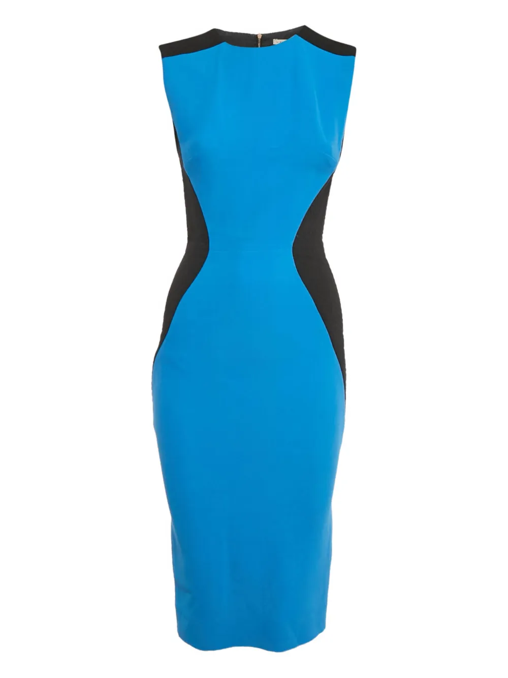 Victoria Beckham panelled midi dress - Blu