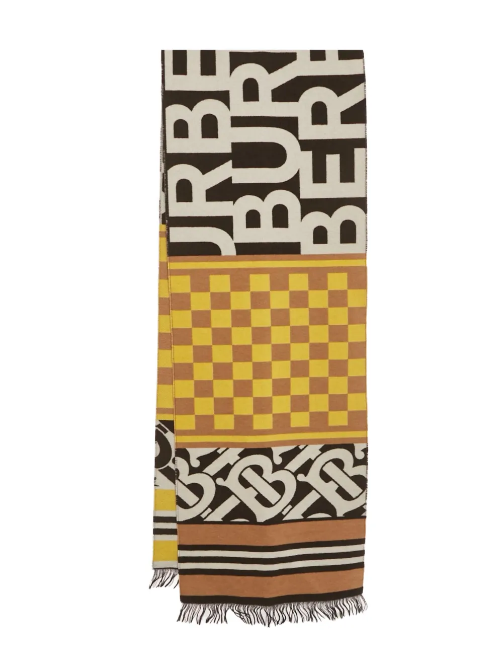 Burberry Pre-Owned Sciarpa a quadri - Marrone