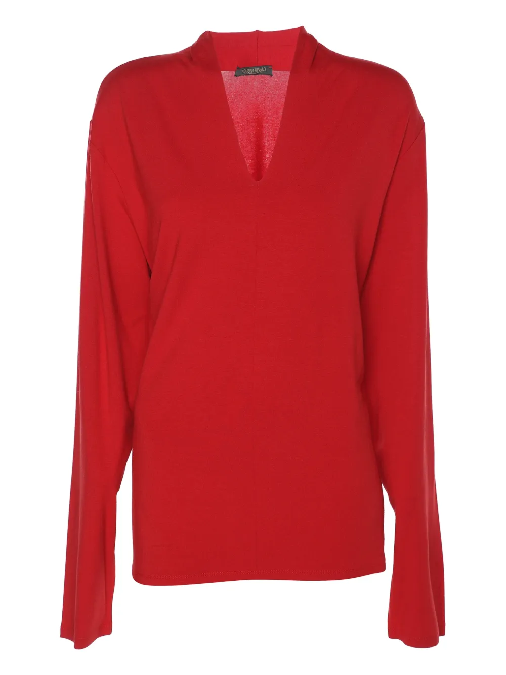 Marina Rinaldi V-neck sweater - Rosso