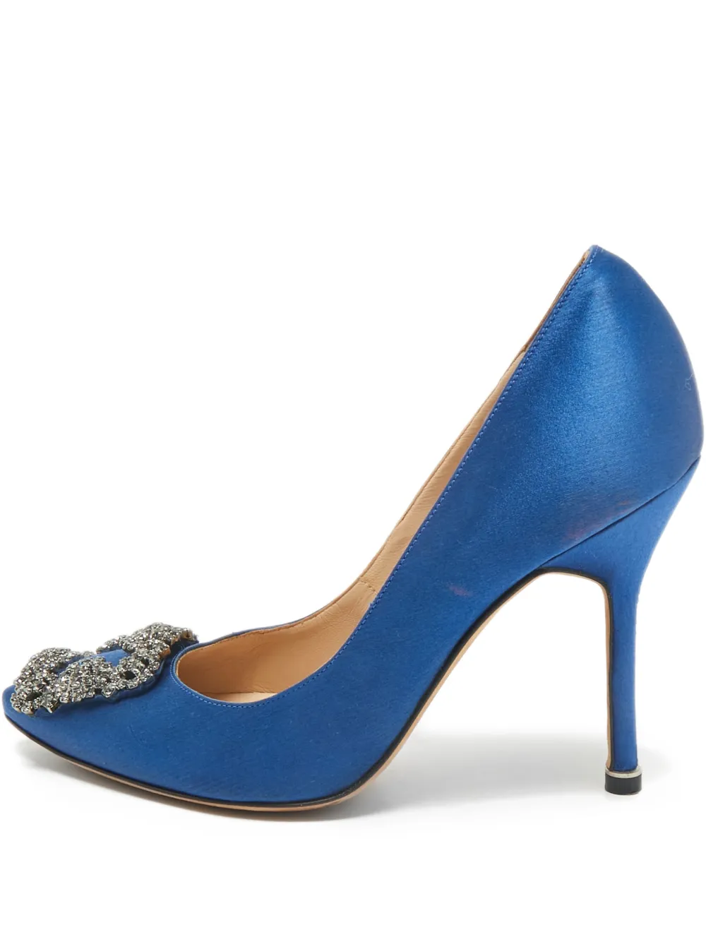Manolo Blahnik hangisi embellished pumps - Blu