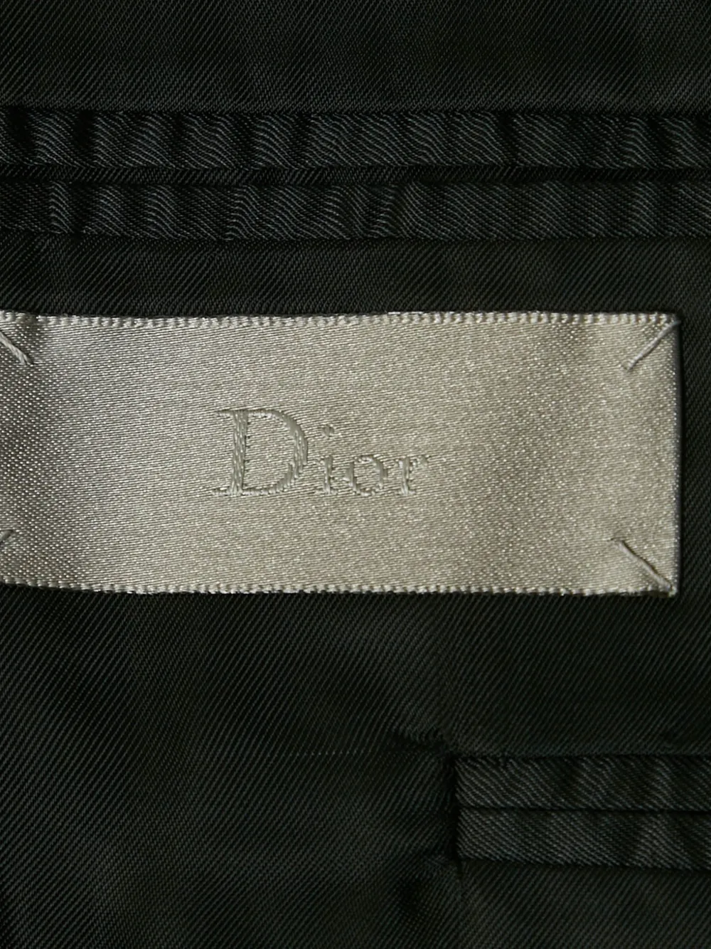 Christian Dior Pre-Owned single-breasted frayed-collar blazer | Image 2