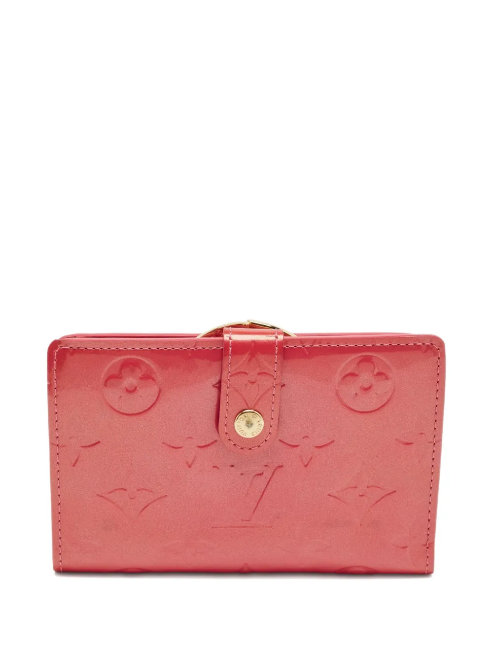Louis Vuitton Pre-Owned framboise-monogram leather wallet - Rosa