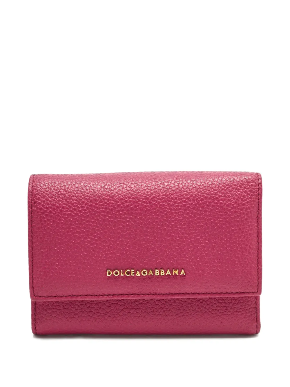 Dolce & Gabbana Pre-Owned leather trifold wallet - Rosa
