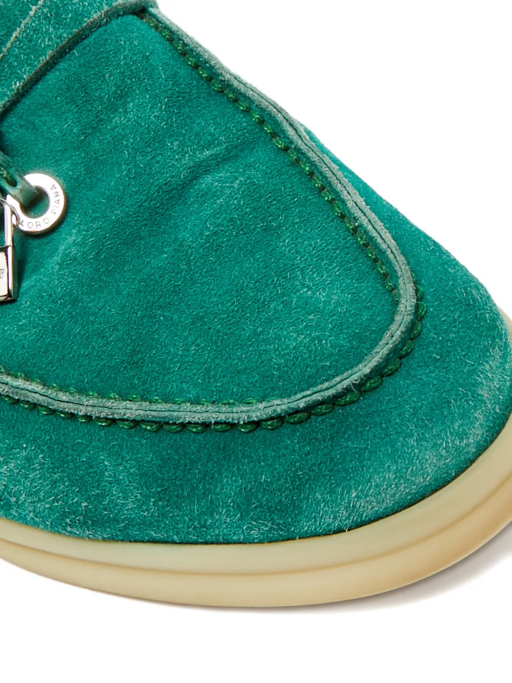 Loro Piana Pre-Owned mules con dijes | Mules planos | Image 2