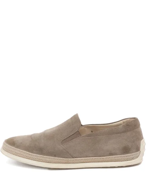 Tod's slip-on suede loafers