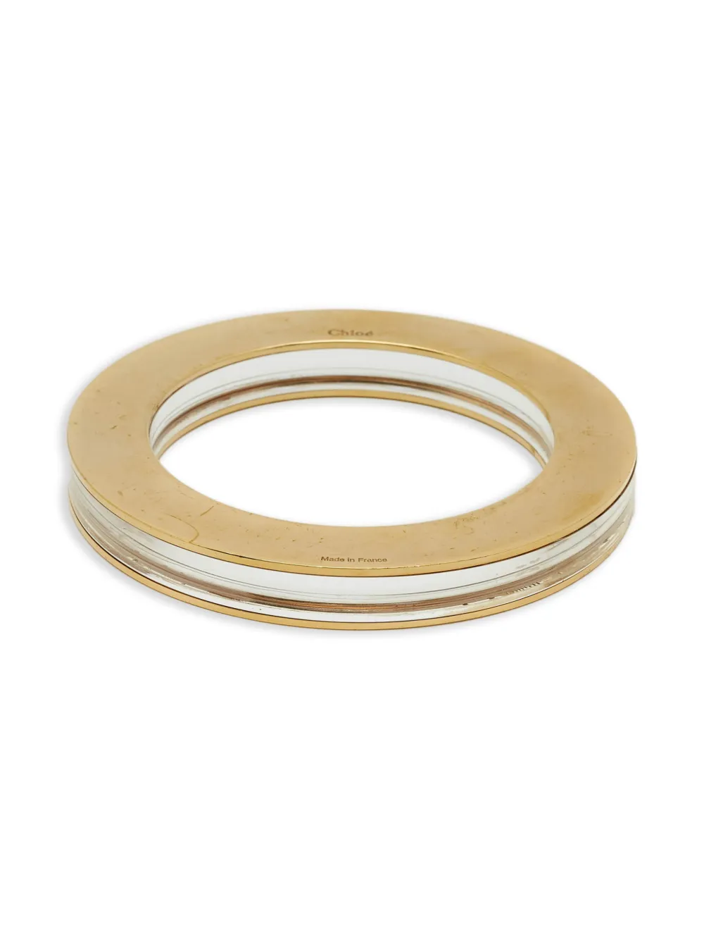 Chloé Pre-Owned sculptural bracelet - Gold