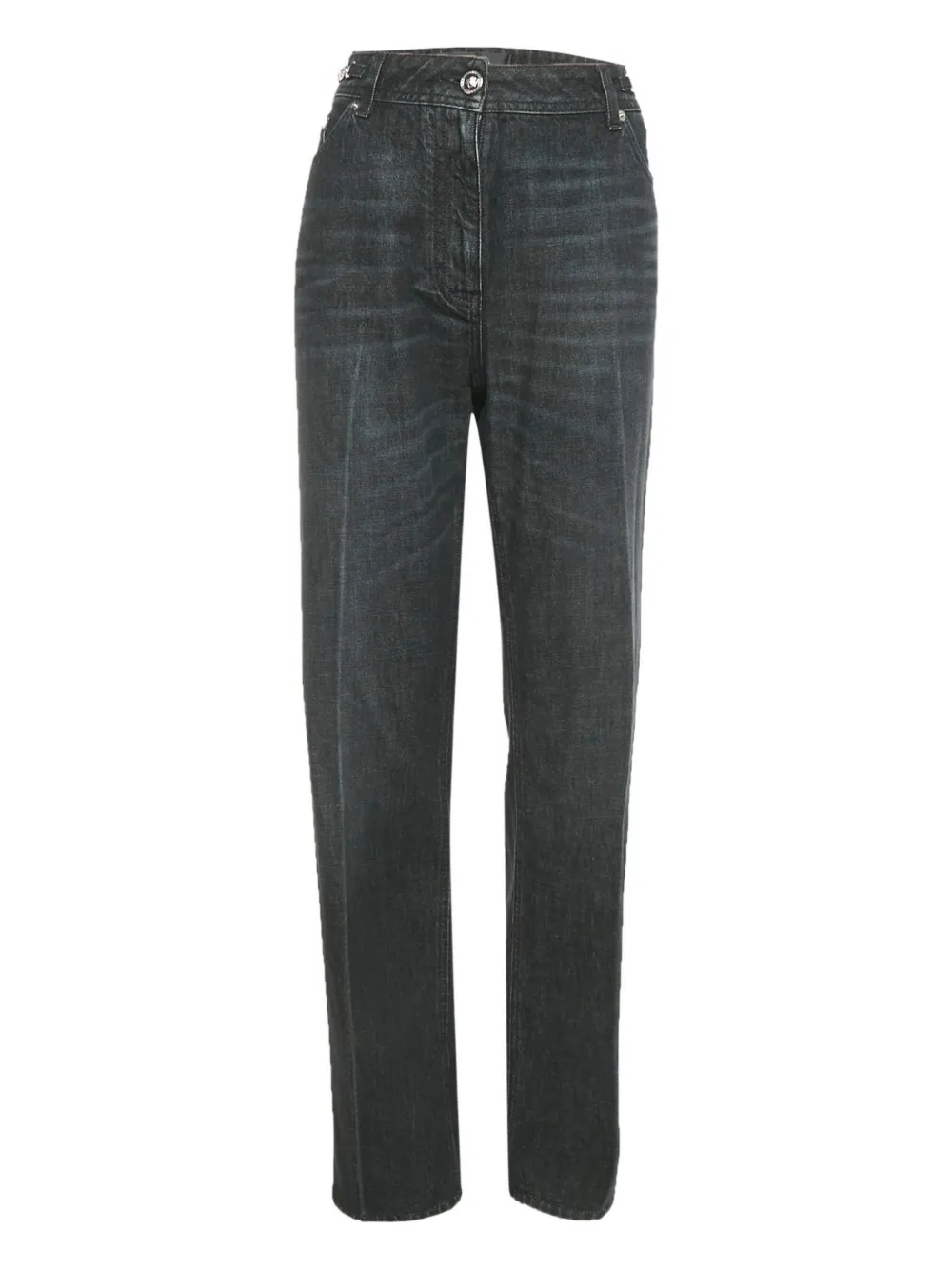 Versace Pre-Owned Jeans mit weitem Bein - Grau