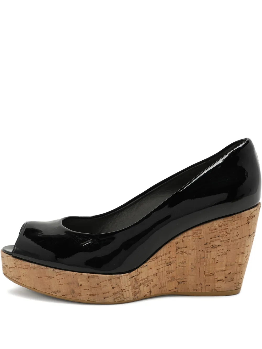 Stuart Weitzman Sandali con zeppa - Nero