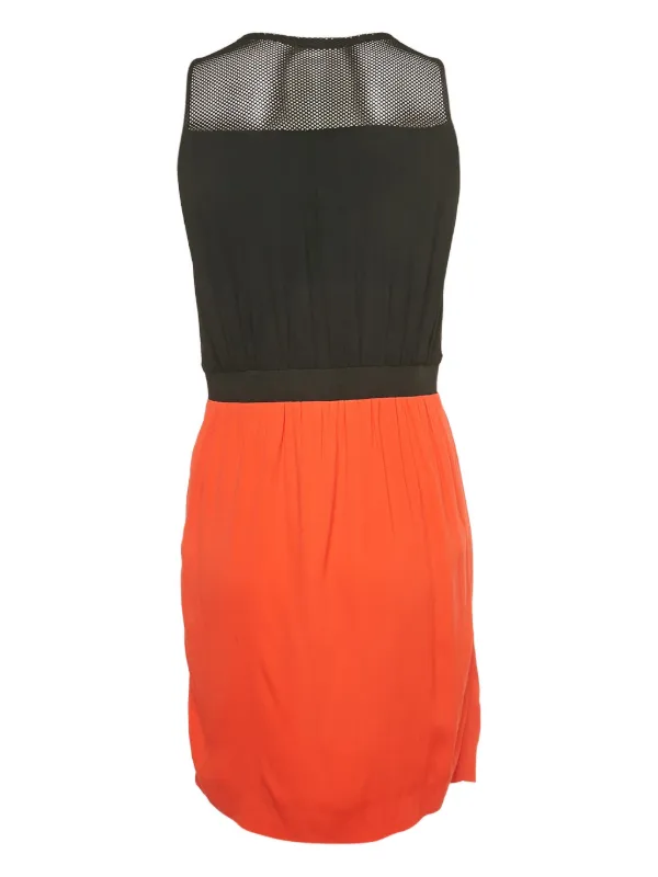sandro mesh dress SANDRO mesh-detailed Mini Dress | Red