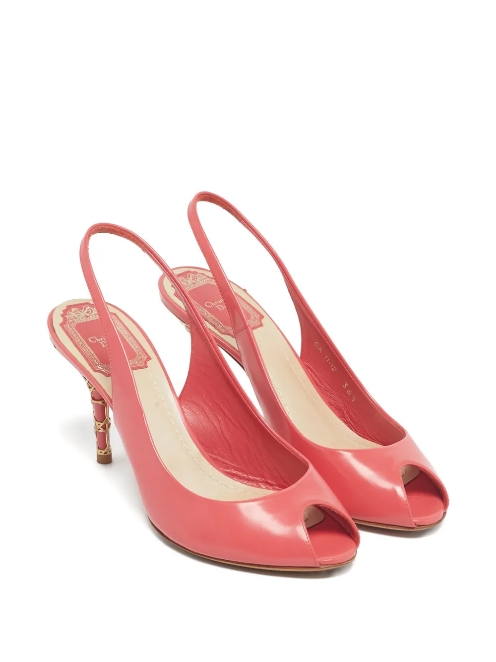 Christian Dior Pre-Owned leather sandals - Roze