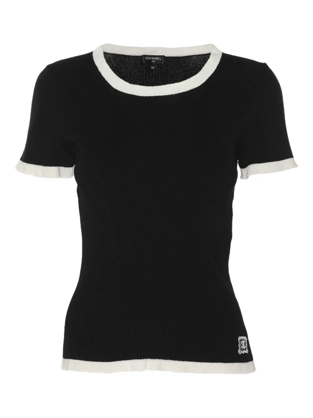 CHANEL Pre-Owned T-shirt nera - Nero