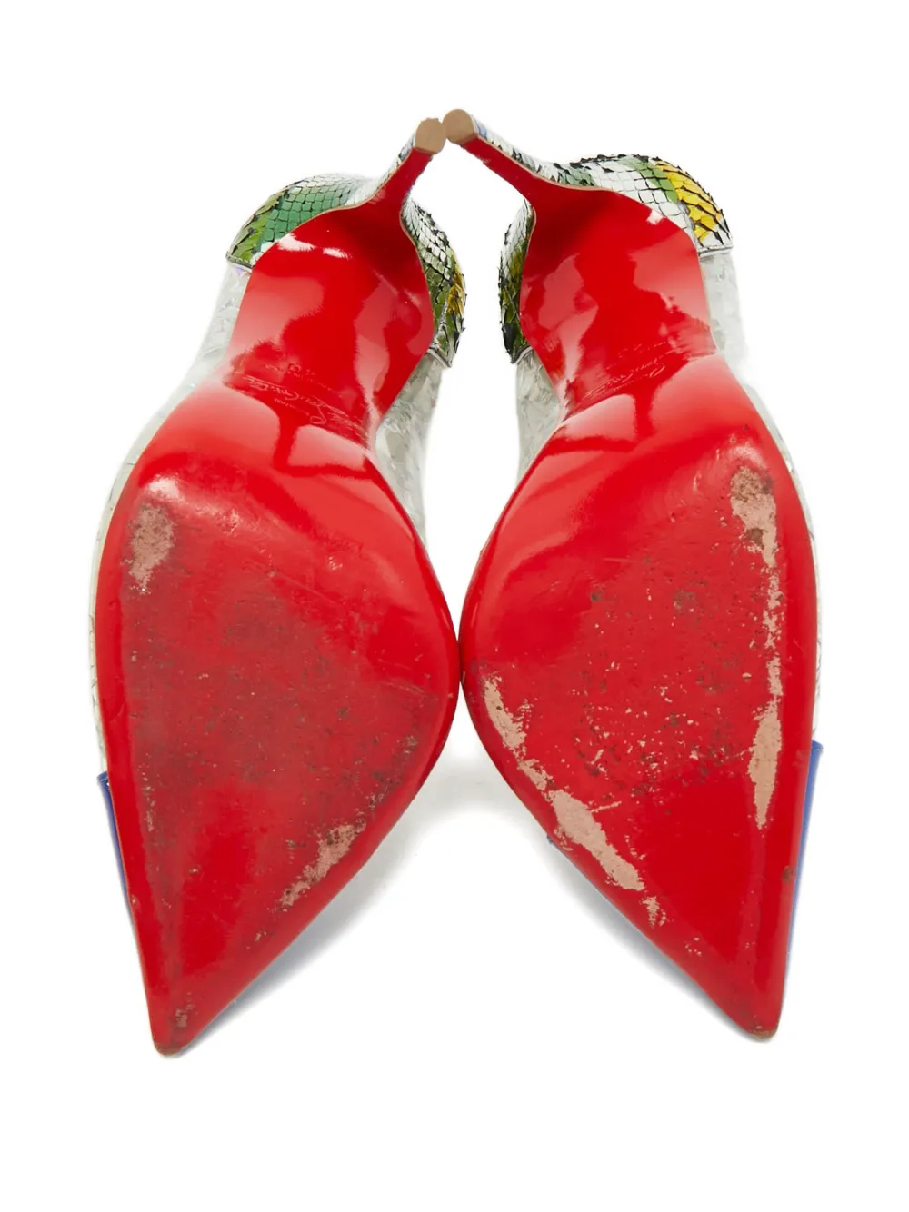 Christian Louboutin Pre-Owned Debout heels pumps 12.5 cm - Wit