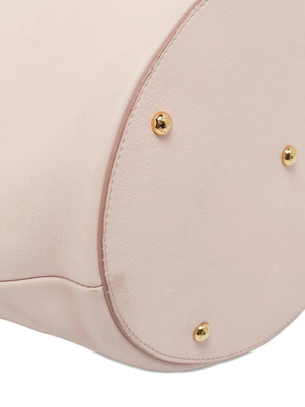 Pre-owned Dolce & Gabbana Miss Alma Leather Tote Bag In Pink