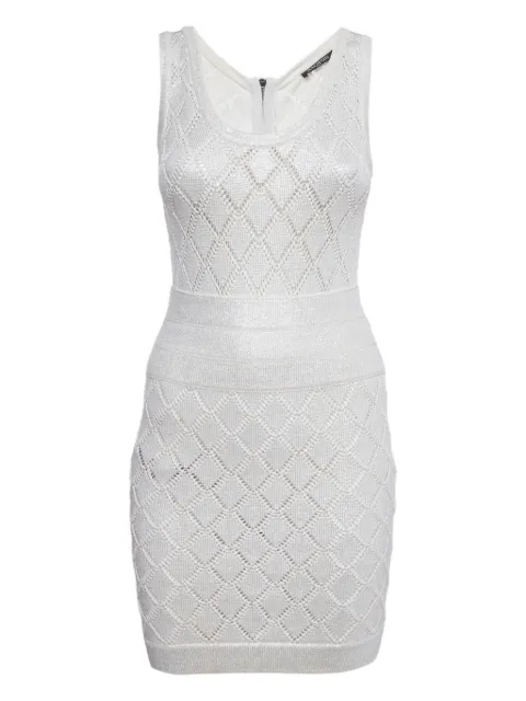 Balmain Pre-Owned knitted sleeveless mini dress