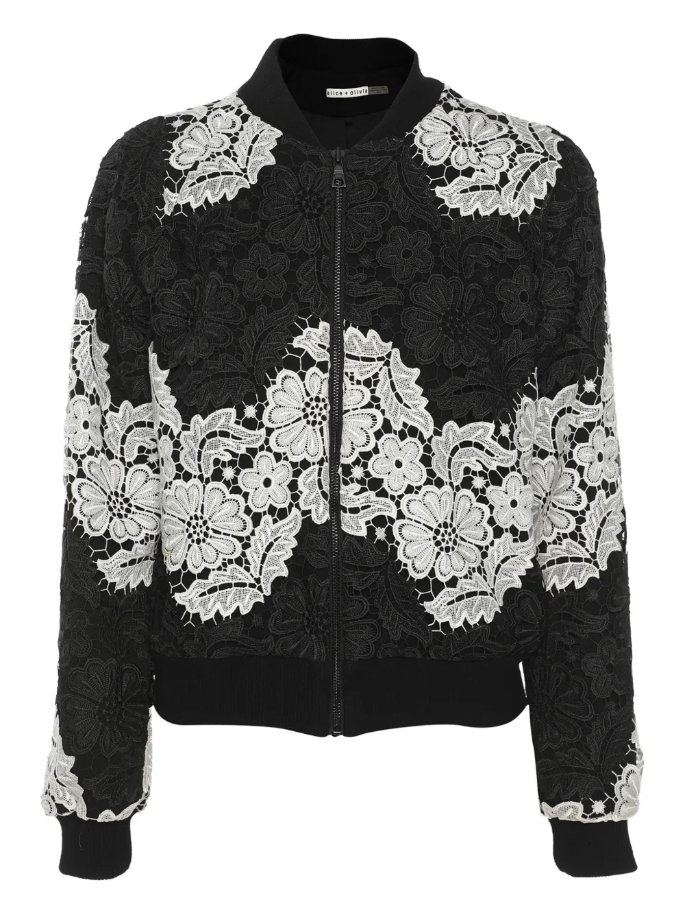 alice + olivia Giacca a fiori - Nero