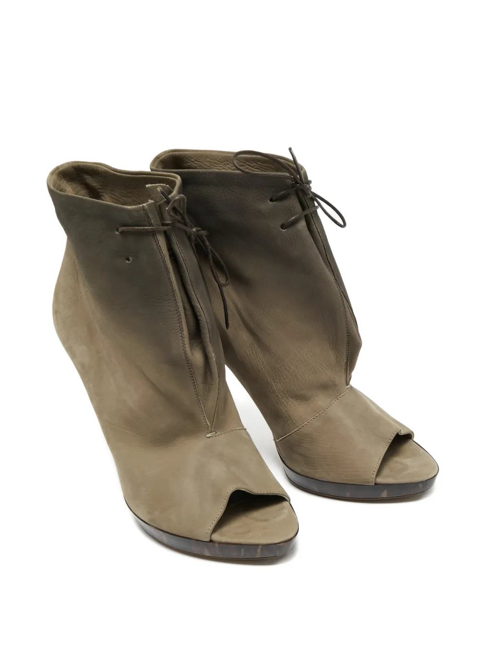Burberry Pre-Owned leather ankle boots - Bruin