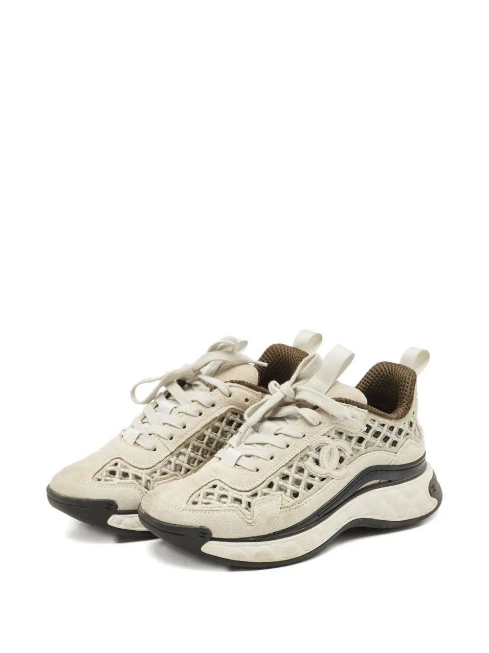 CHANEL Pre-Owned low-top sneakers - Beige