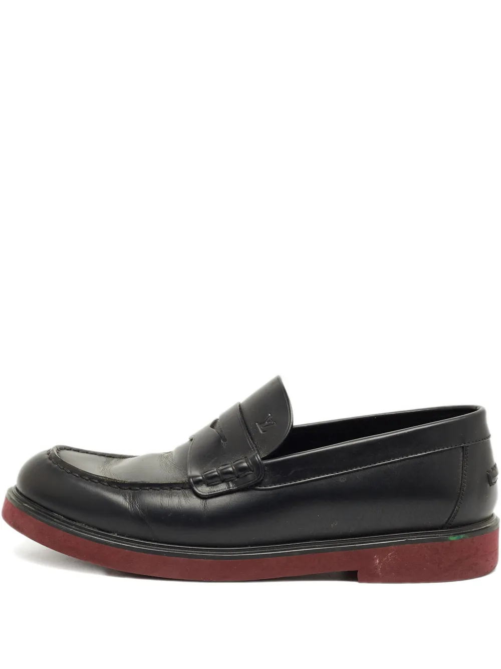 Louis Vuitton Pre-Owned leather loafers - Schwarz