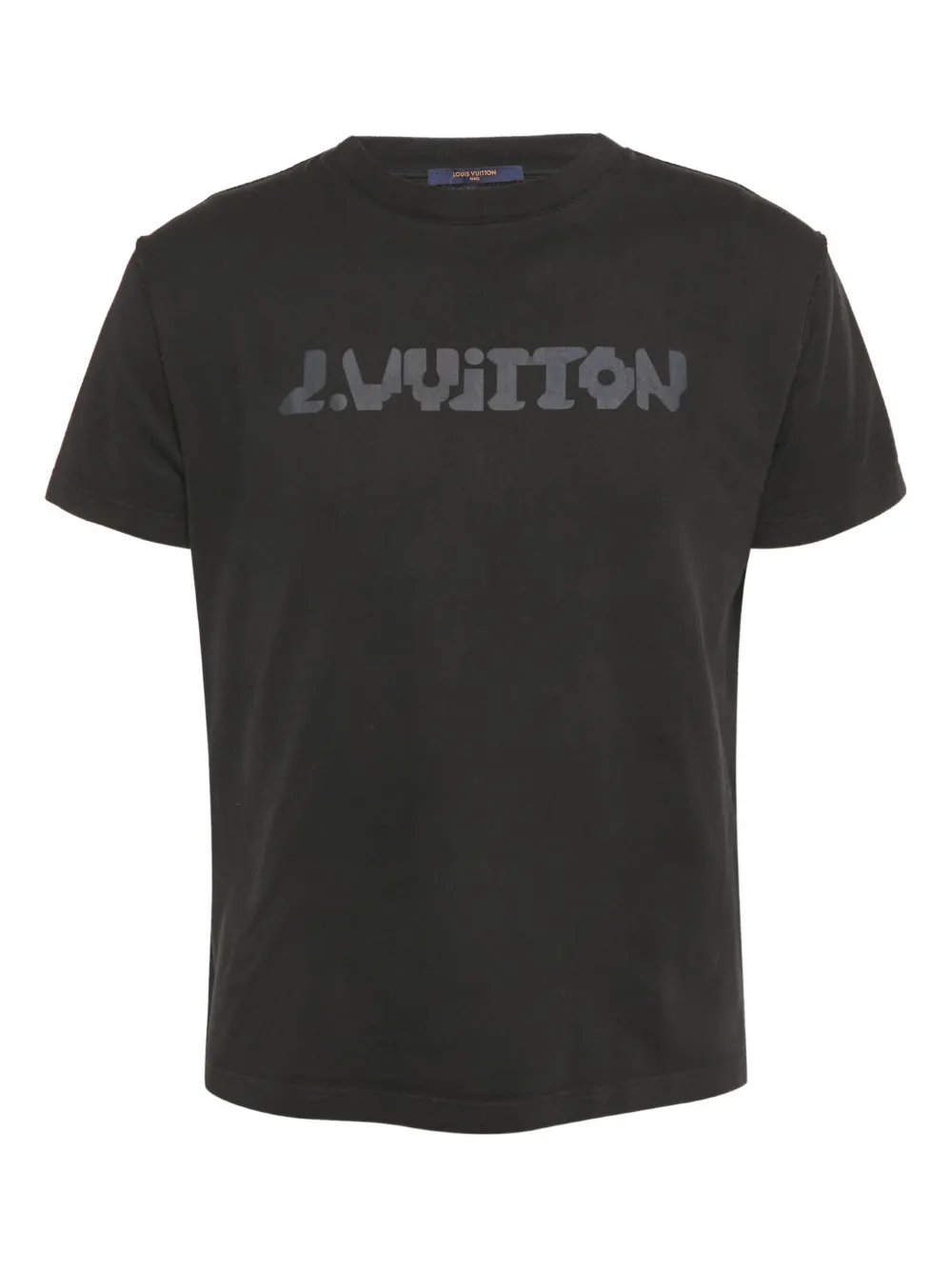 Louis Vuitton Pre-Owned playera con logo estampado | negro | Image 1