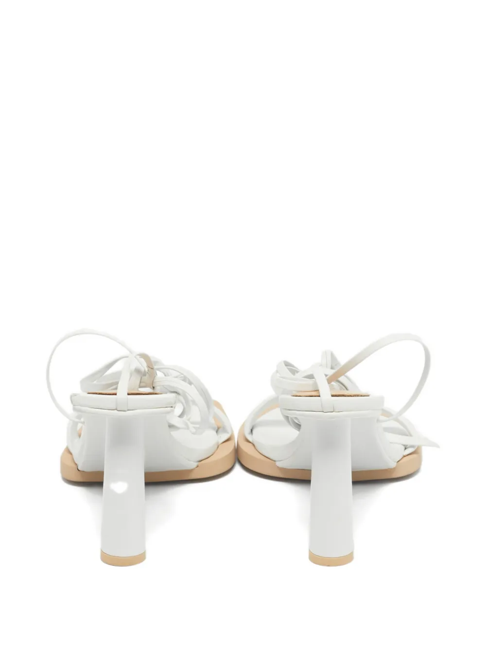 Jacquemus Pre-Owned Les Carrés Ronds sandals - Wit