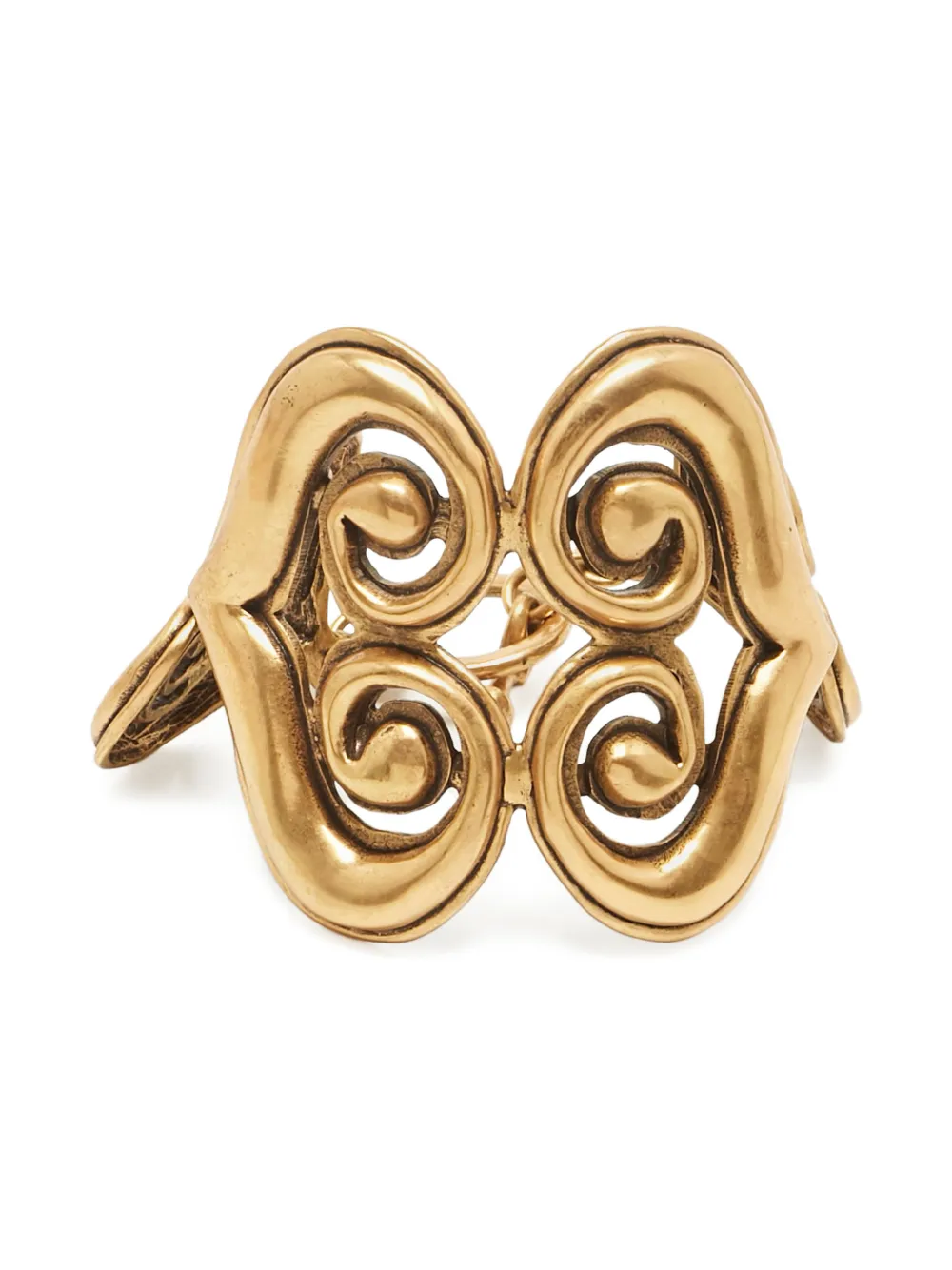 Oscar de la Renta Pre-Owned sculptural bracelet - Oro