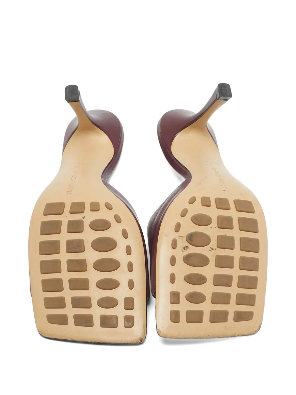 Bottega Veneta Pre-Owned leather mules - Rood