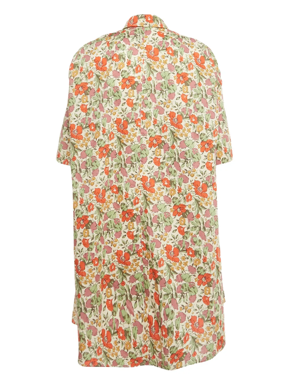 Sonia Rykiel Pre-Owned floral-print mini dress - Beige