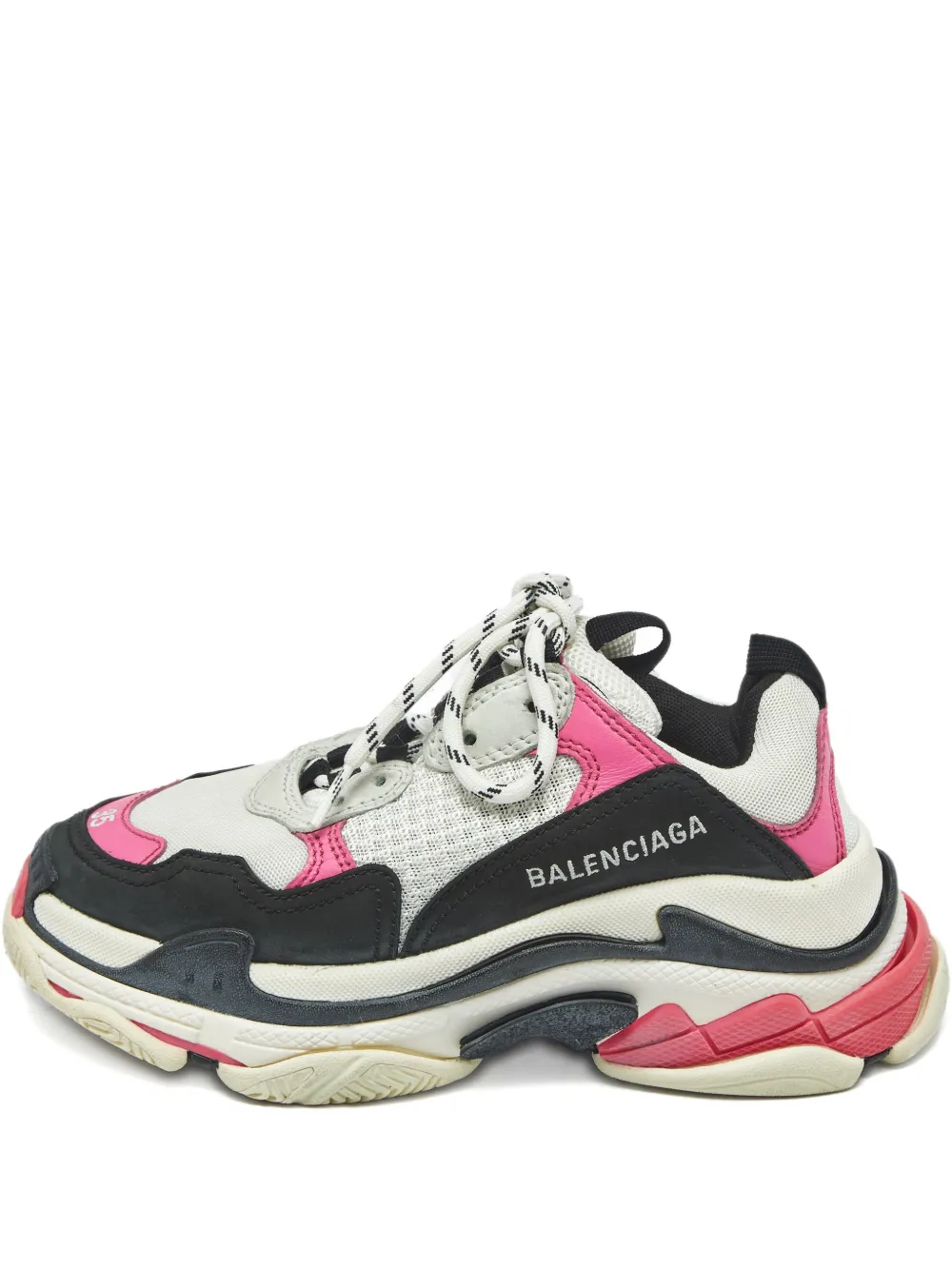 Balenciaga Pre-Owned Triple S leather sneakers - Bianco