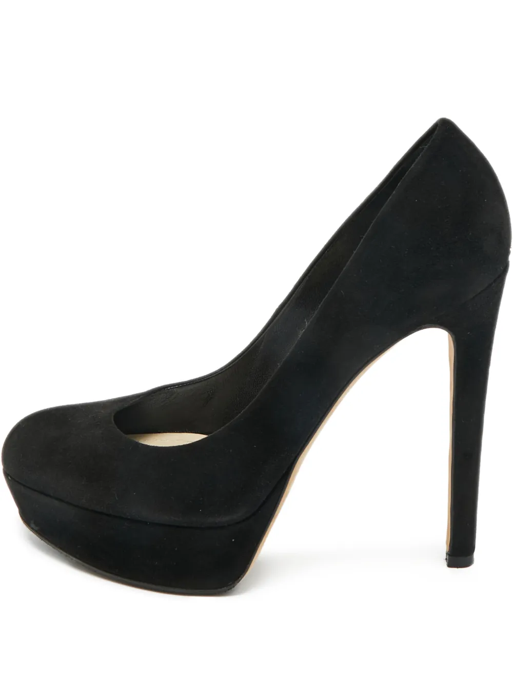 Christian Dior Pre-Owned platform suede court shoe - Schwarz